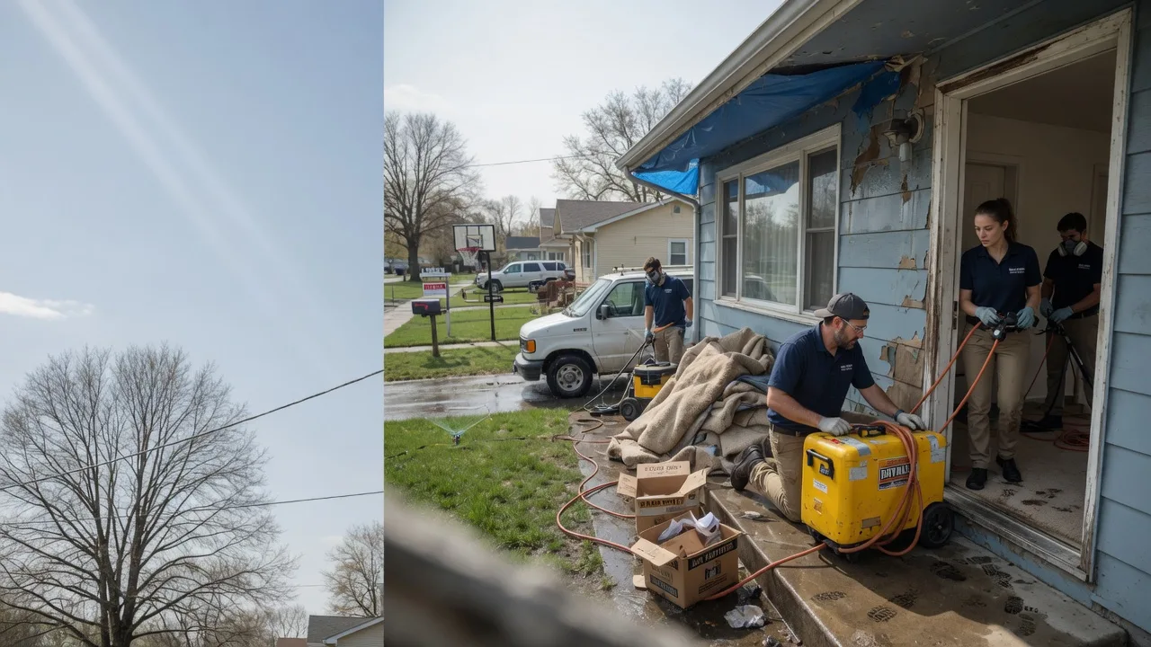 Basement Flood Cleanup in Okreek, SD near me